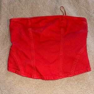 Brand new without tags denim corset